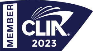The official 2023 CLIA member logo, representing our commitment to excellence in the cruise industry.